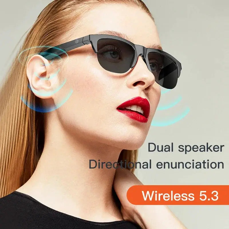 GlareTech Smart Bluetooth Sunglasses V5 3 With Seamless Calls UV Protection And Anti Touch Control