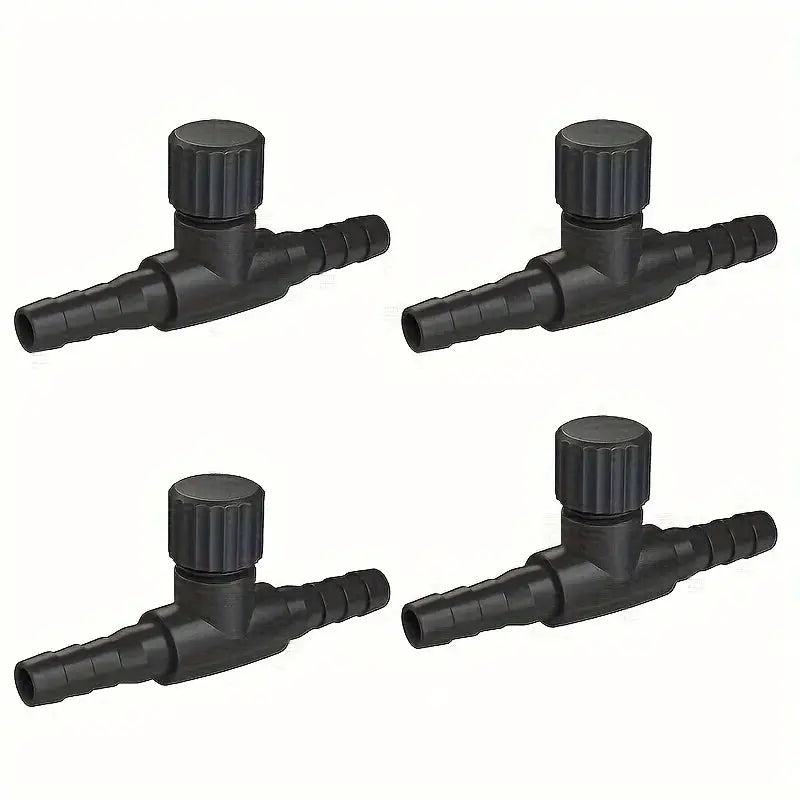 Aquarium Air Control Valve Set Of Four Adjustable One Way Air Flow Regulators For Fish Tanks Aeration