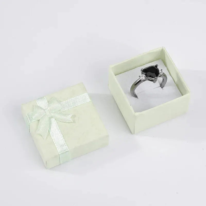 12 Pack Paper Jewelry Boxes Multi Color Gift Packaging For Earrings And Rings 4 By 4 By 3 Cm Wholesale