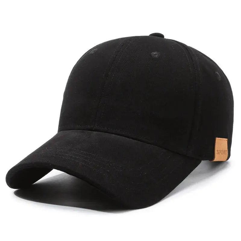 Dry Quickly Sun Cap Unisex Outdoor Casual Baseball Hat Big Size 60 To 65cm Adjustable Peaked Visor Cap