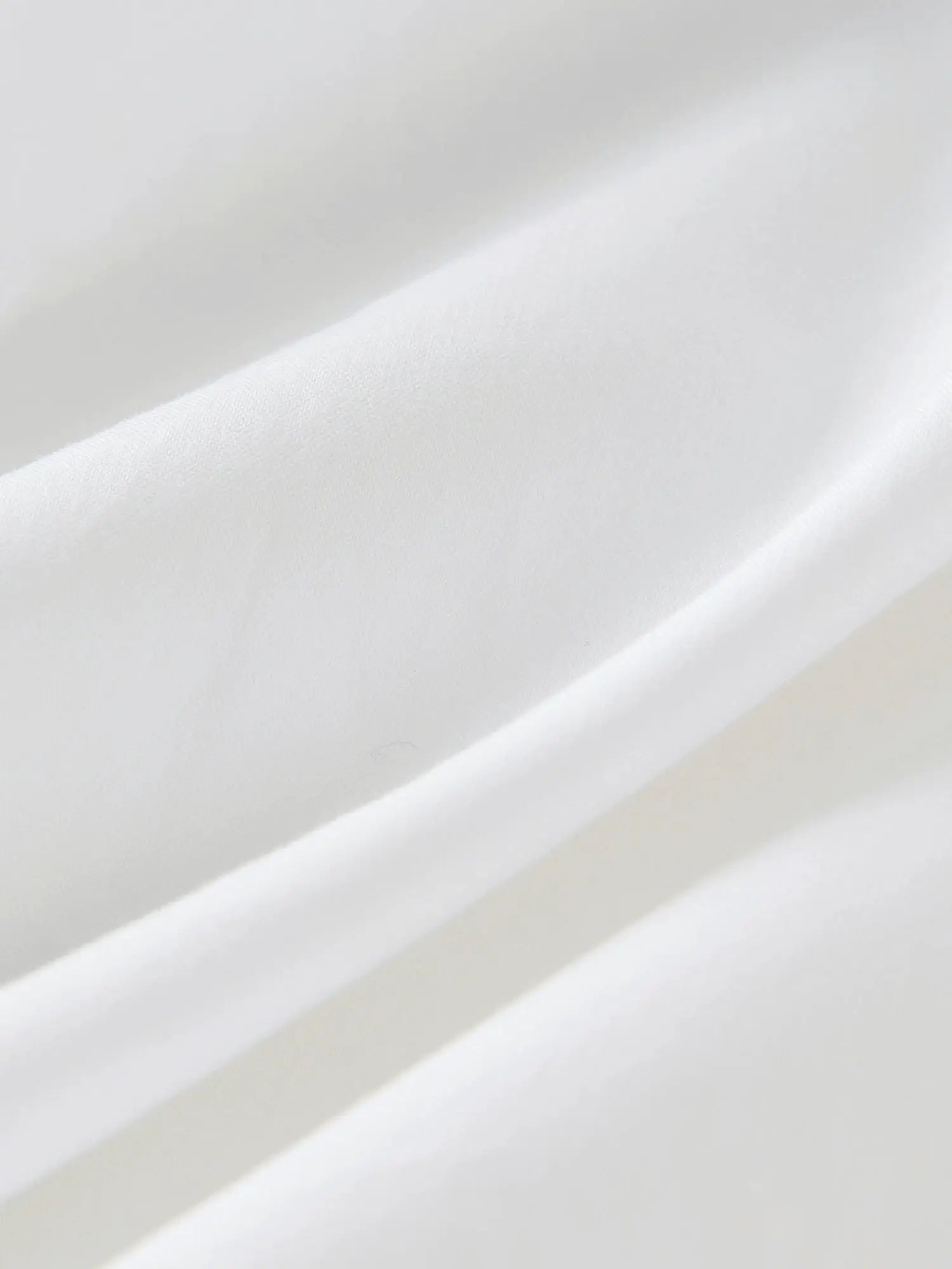FSLE Premium Series white cotton shirt fabric close-up, Simples Market