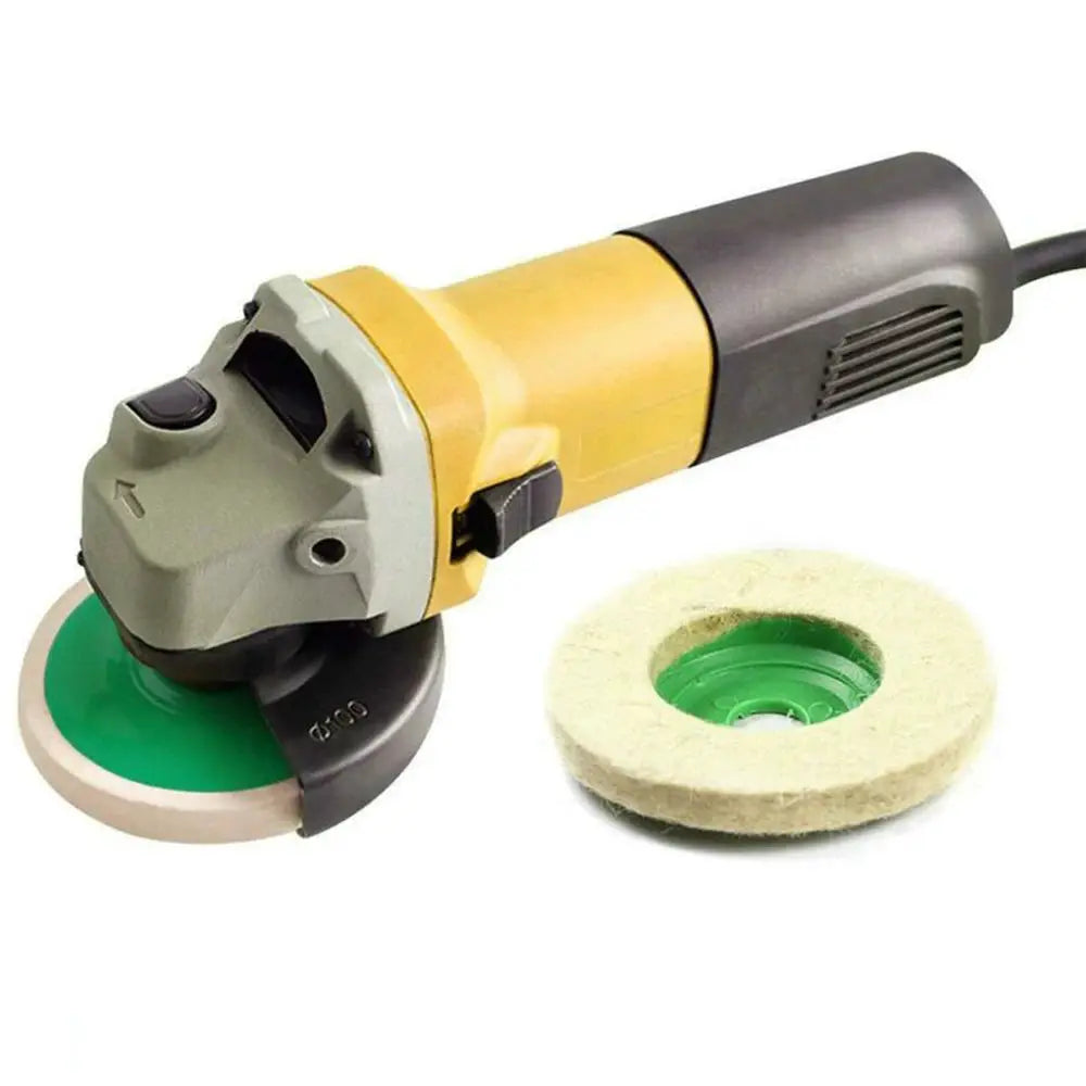3 10 12 Pcs Wool Polishing Wheels Set for Angle Grinder Accessories Felt Polishing Discs Grinding Pads