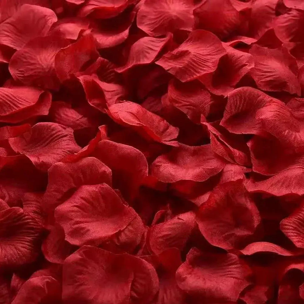 Colorful Artificial Rose Petals 100 To 10000 Pieces Red White Gold Nonwoven Silk Like Fabric Wedding Party Valentine Decor