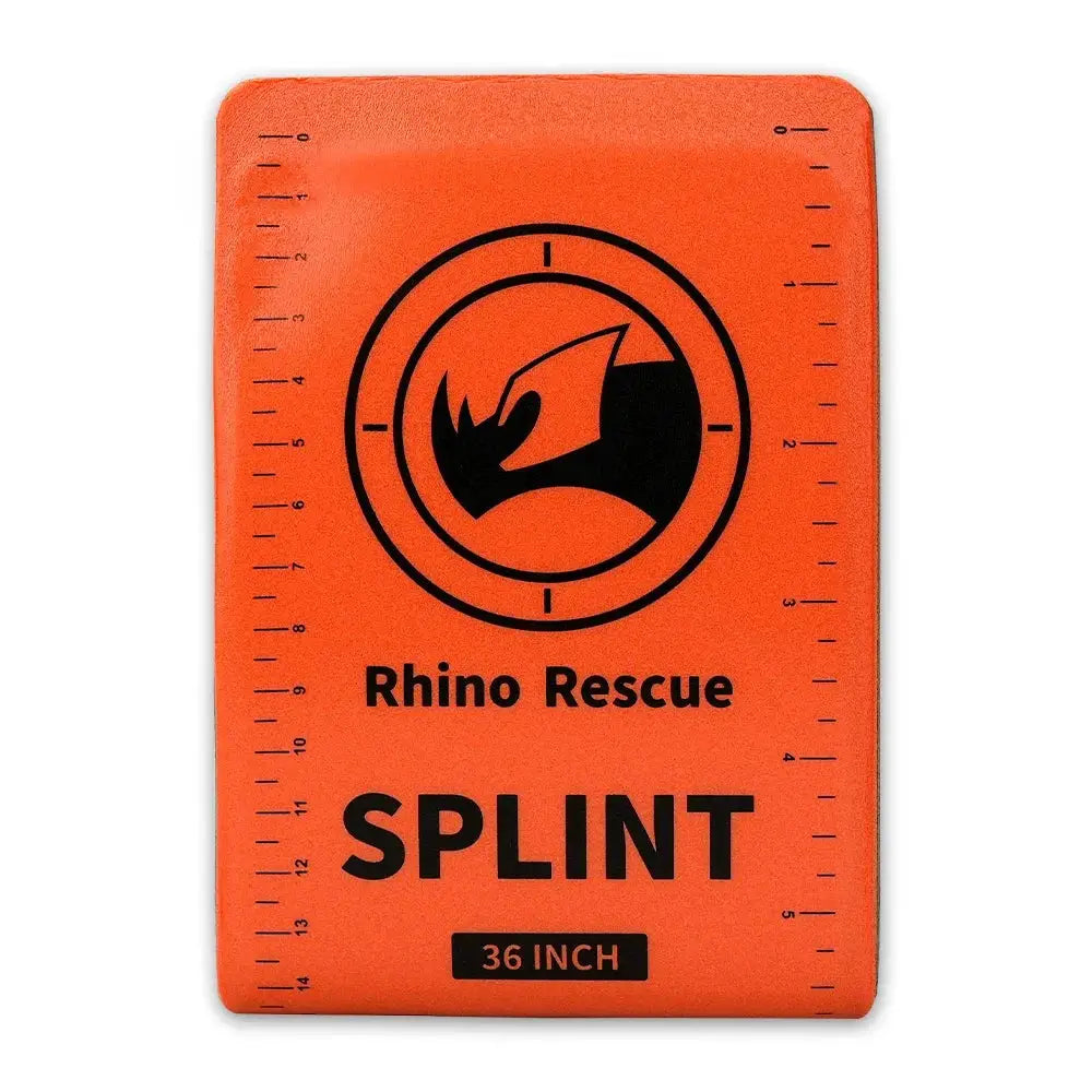 Rhino Rescue First Aid Splint 36 Inch By 4.3 Inch Green Gray For Camping Hiking Bone Stabilization Emergency Kit