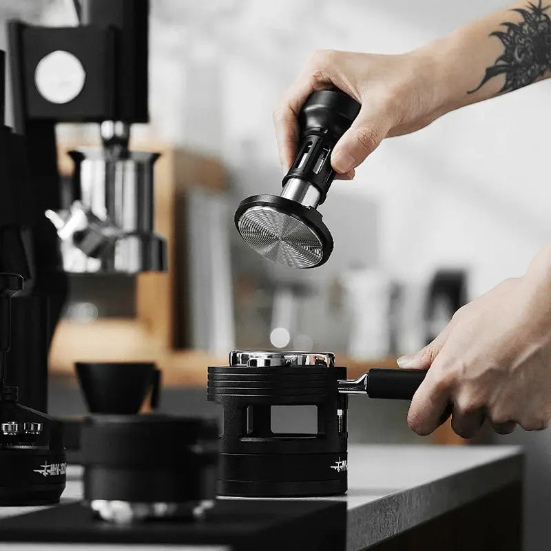 MHW3 Bomber Spring Loaded Coffee Tamper 51 53 58mm Espresso Tamper With Constant Pressure For Professional Baristas