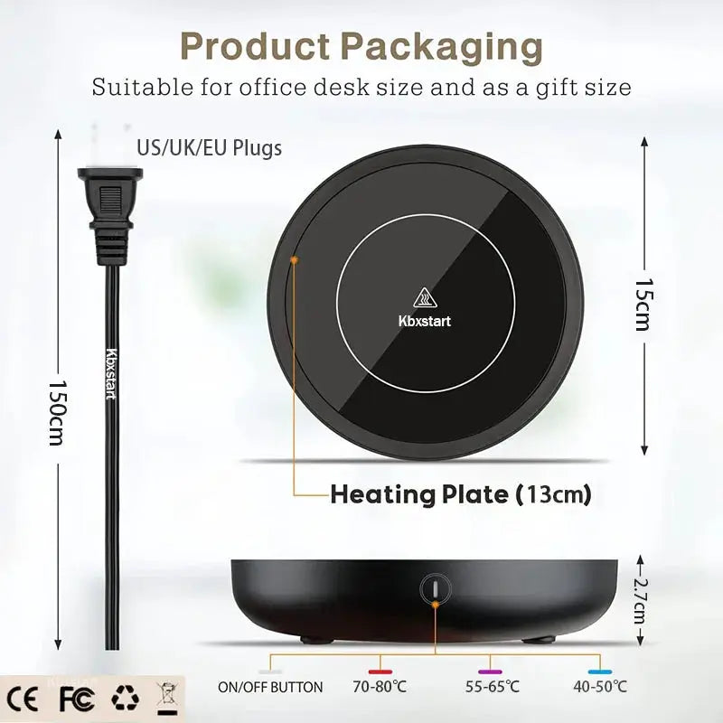 Electric Mug Warmer Cup Heater for Coffee Tea Milk Beverages