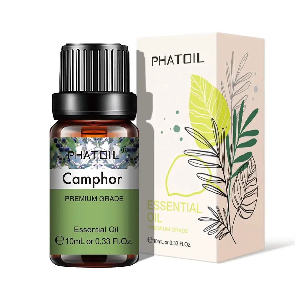 PHATOIL 10ml Natural Plant Essential Oil Eucalyptus Lavender Bergamot Vanilla Peppermint For Diffuser