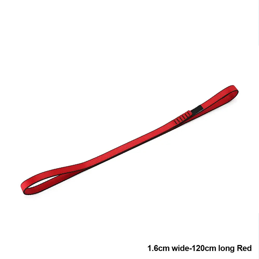 Simples Market red climbing sling runner strap, 1.6 cm wide, 120 cm long