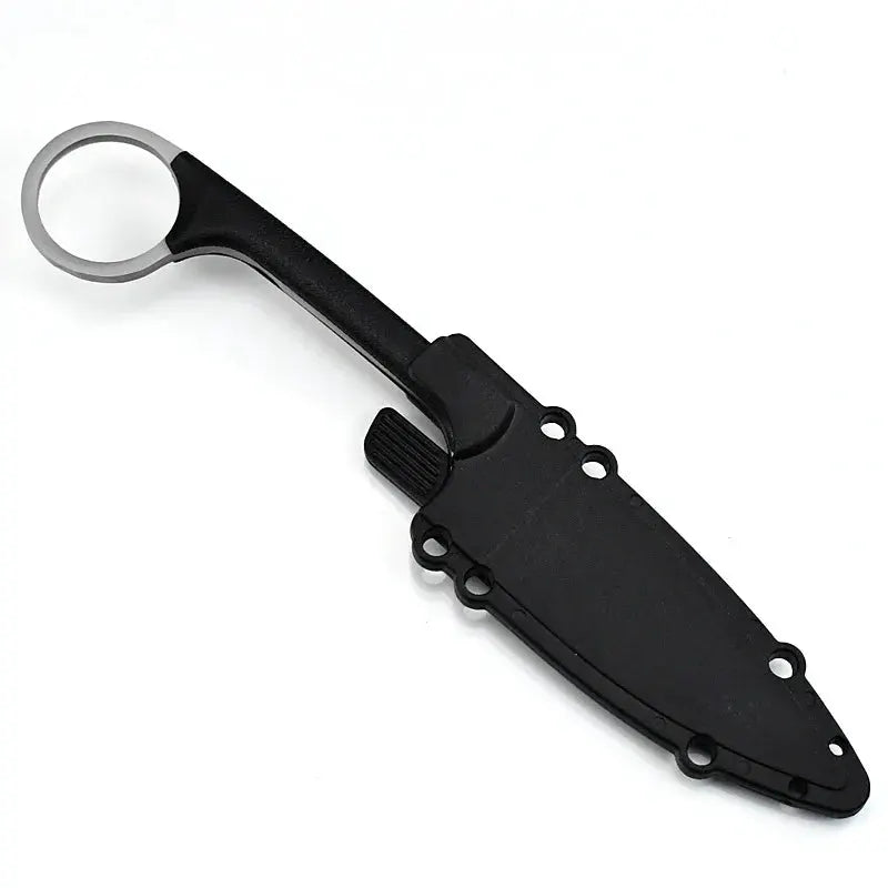 3P Portable Fruit Knife With Sleeve One Piece Stainless Steel Sharp Paring Knife For Fruit And Melon Cutting