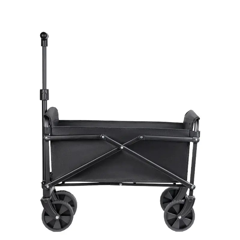 Foldable Portable Picnic Cart For Outdoor Camping Heavy Duty Collapsible Utility Cart For Beach And Shopping