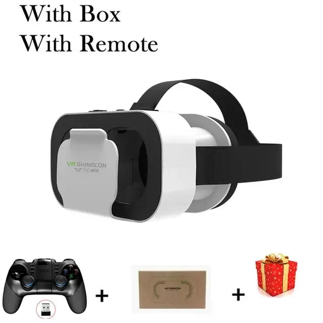 Shinecon Viar Virtual Reality VR Glasses Headset 3D Device Helmet Goggles For Smartphone Gaming