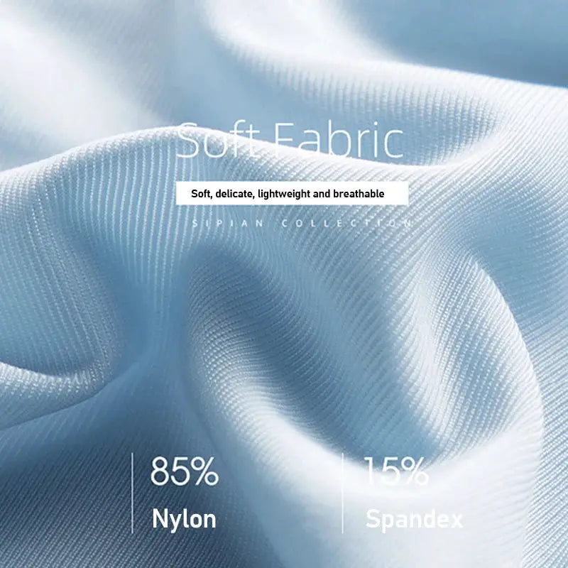 Men's Summer Ice Silk Ultra Thin Breathable Seamless Boxers Briefs Underwear All Day Comfort