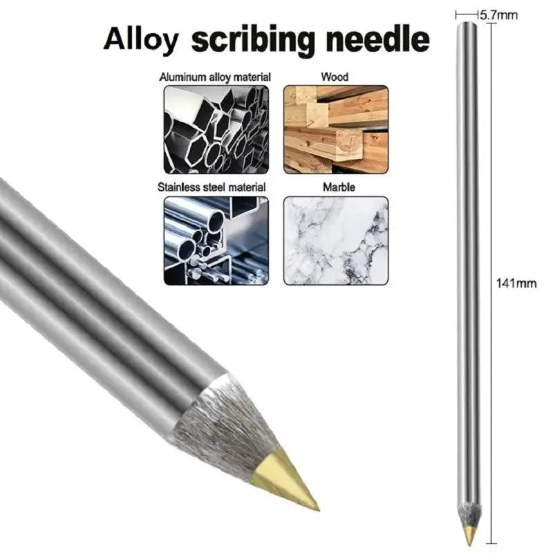 Alloy Scribe Pen Carbide Scriber For Metal Wood Glass Tile Cutting Marker Pencil Tungsten Carbide Tip
