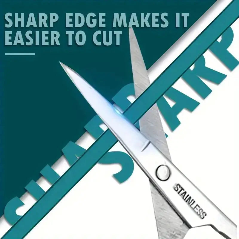 GlamPro Multi Function Nail Art Scissors For Brows Lashes And Nails Precision Stainless Steel Grooming Shears