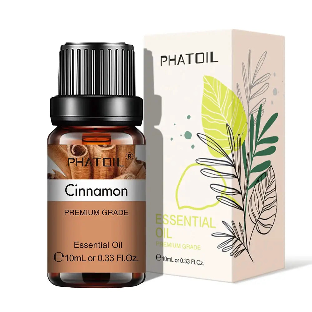 PHATOIL 10ml Natural Plant Essential Oil Eucalyptus Lavender Bergamot Vanilla Peppermint For Diffuser