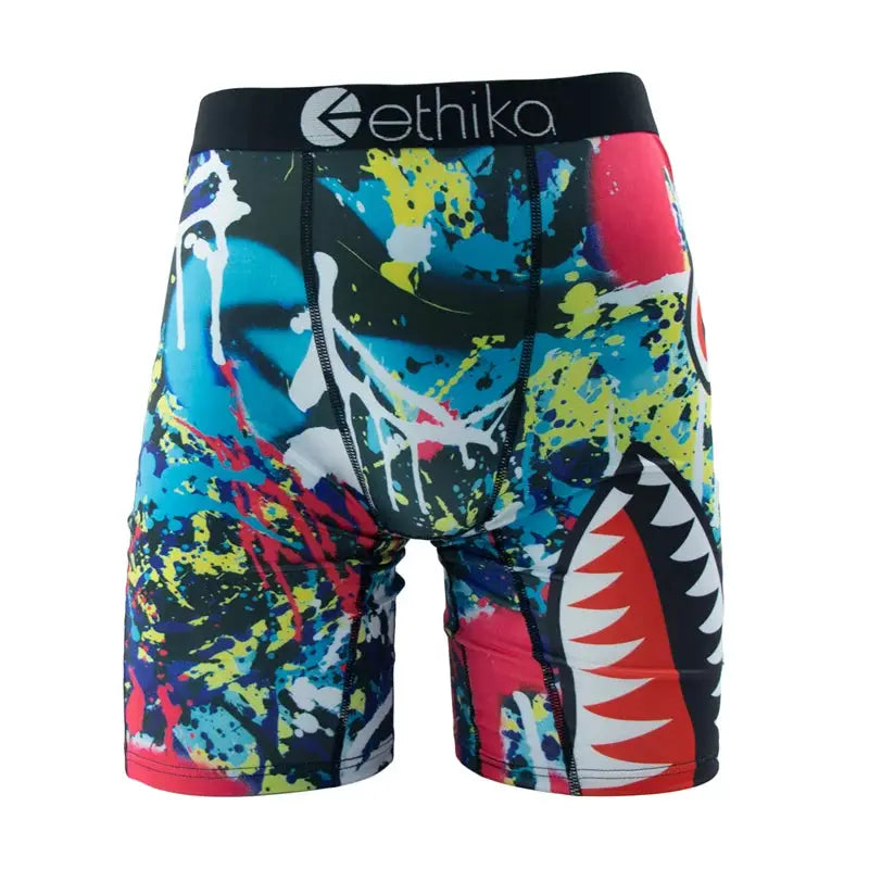 ETHIKA Mens Boxer Shorts Breathable Mesh Crotch Trunks Plus Size S3XL Swimming Underpants