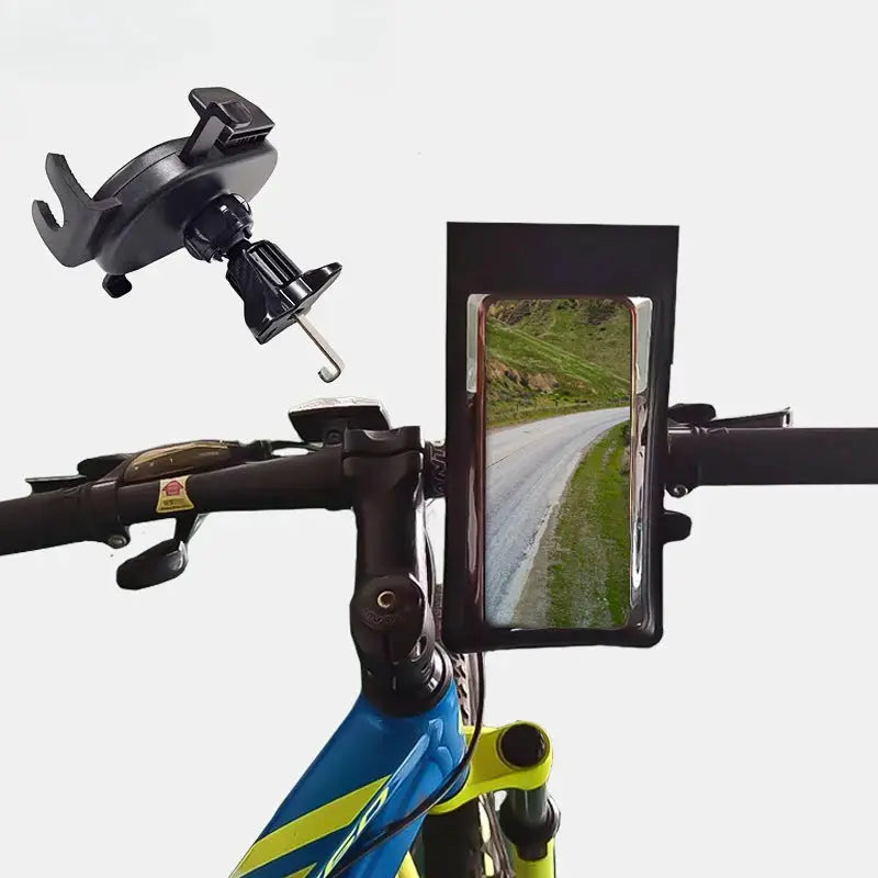 CycleGuard Waterproof Bicycle Phone Holder With TPU Touch Screen For 6.5 Inch Smartphones Full Screen Access
