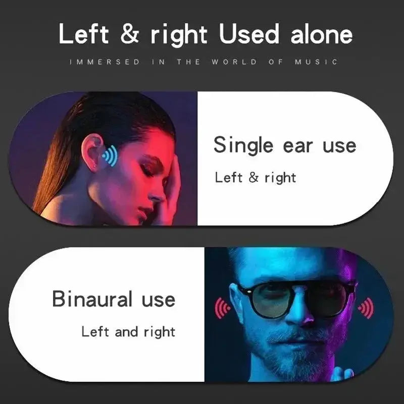 NovaWave T75 Bone Conduction Headphones Bluetooth 5.3 Wireless Sports Earphones HiFi Sound Waterproof