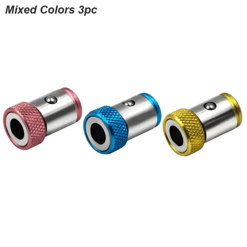 Magnetic Ring Screwdriver Bit Holder for One Quarter Inch Phillips Bits Universal Alloy Anti Corrosion