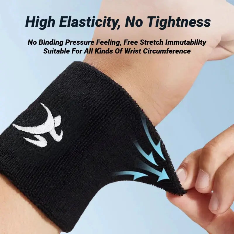 Fashion Sports Wristbands For Men And Women Breathable Sweat Absorbing For Running Basketball Fitness Tennis Badminton