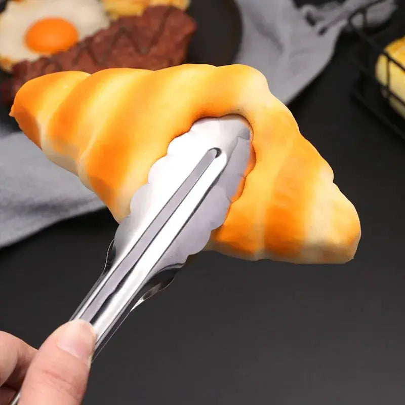 ChefPro Stainless Steel Kitchen Tongs With Sliding Rod Design For Easy Gripping And Grilling