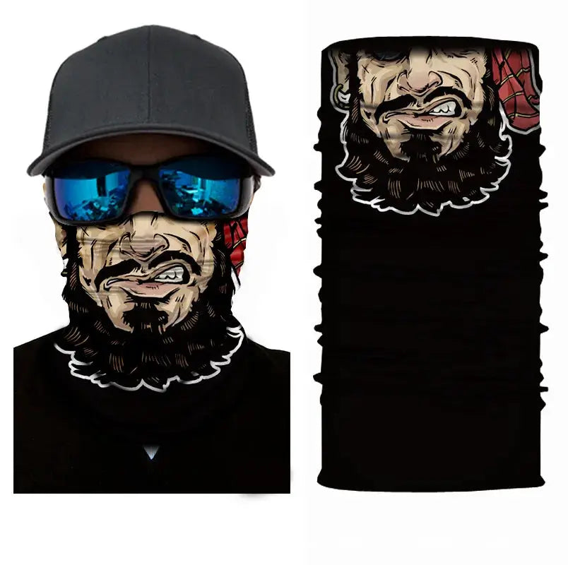 Seamless Tactical Neck Gaiter Bandana Scarf For Men Face Mask Balaclava For Cycling Skiing Motorcycle Hiking