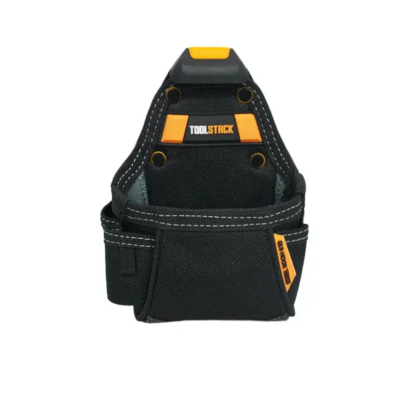Simples Market TOOLSTACK Mini Utility Toolkit waist pouch in durable black Oxford fabric with orange accents