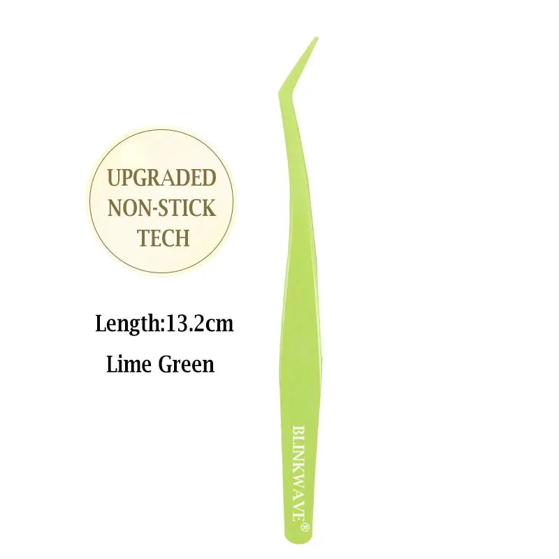 LashEase Anti Stick Glue Free Eyelash Applicator Stainless Steel Tweezer For Precision Lash Application