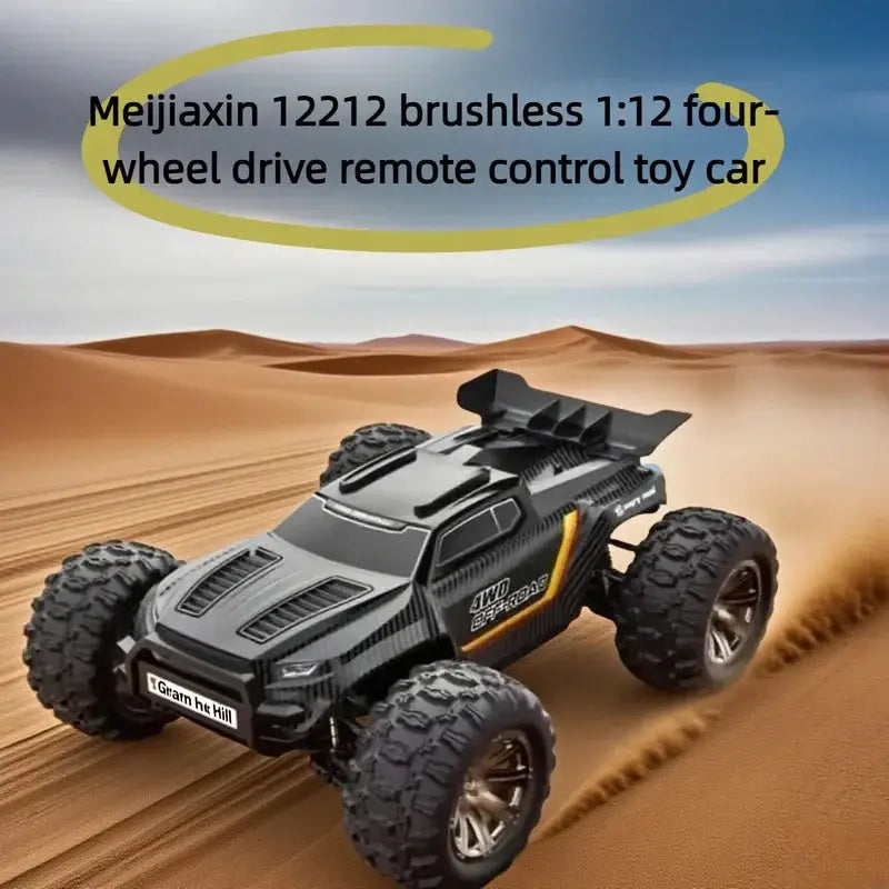Simples Market MJX 1:12 RC monster truck with four-wheel drive and oversized knobby tires