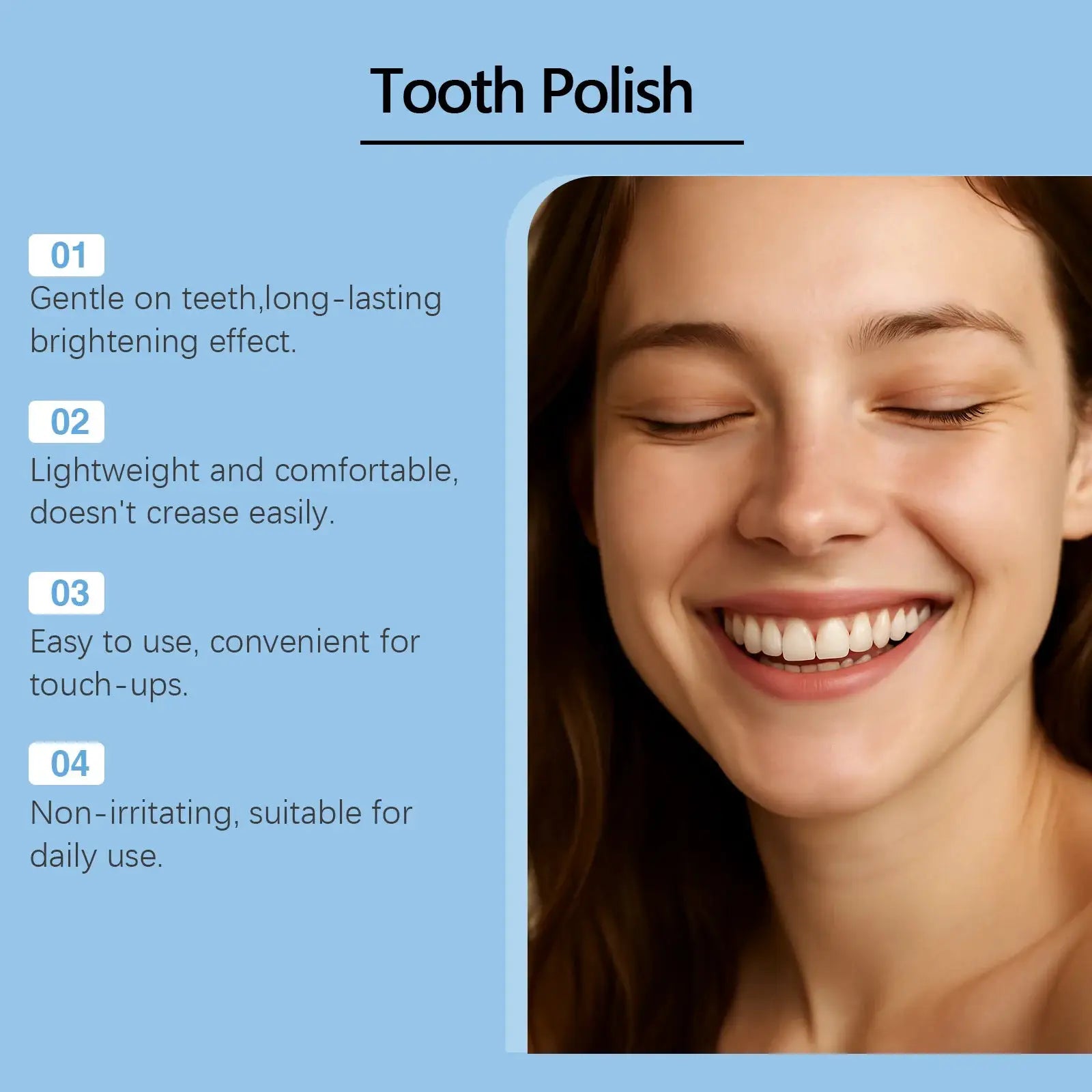 Simples Market Tooth Polish 5ml whitening paint for stain removal and teeth brightening, fresh breath