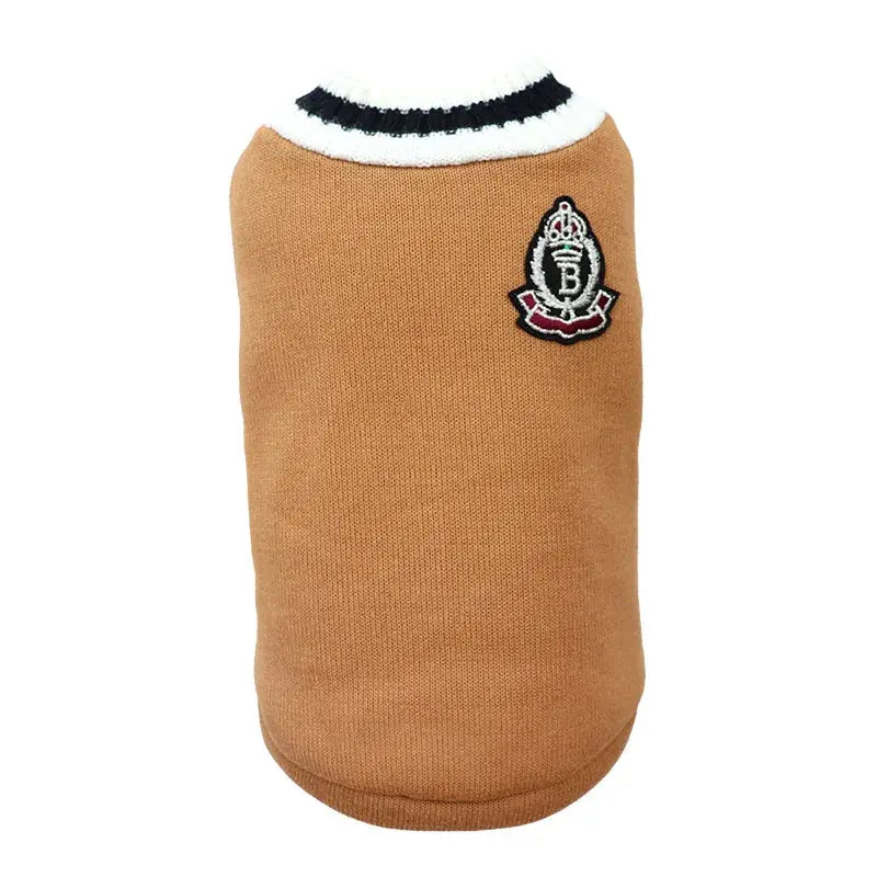 Cat Dog Winter Sweater Pullover For Small Pets Cozy Cat Vest Puppy Jacket Pet Clothing