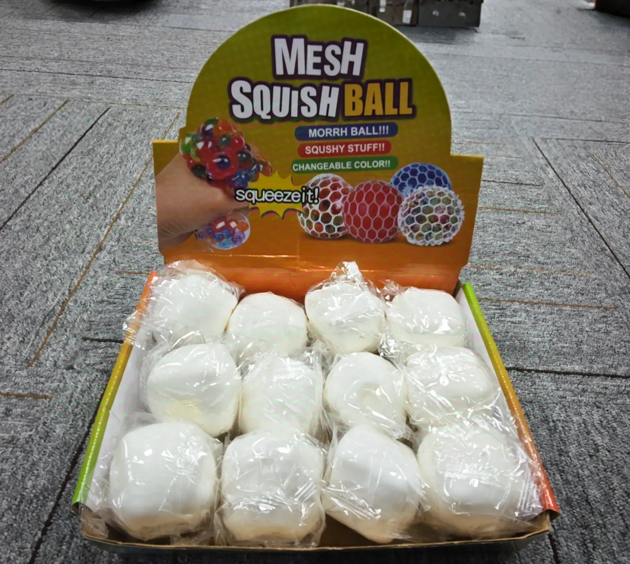 Squishy Tofu Stress Balls Autism Sensory Toys for Stress Relief Anxiety Fidget Dough Water Ball Gifts Bulk For All Ages