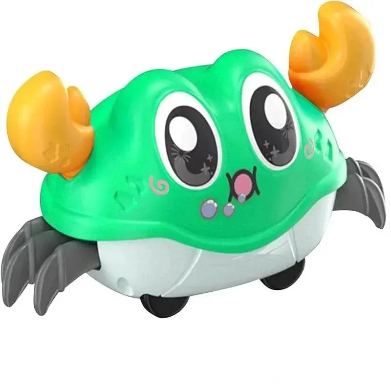 Children's Fun Double Return Force Crab Toy Simulation With Left And Right Shake Crawling And Bubble Blowing For Babies