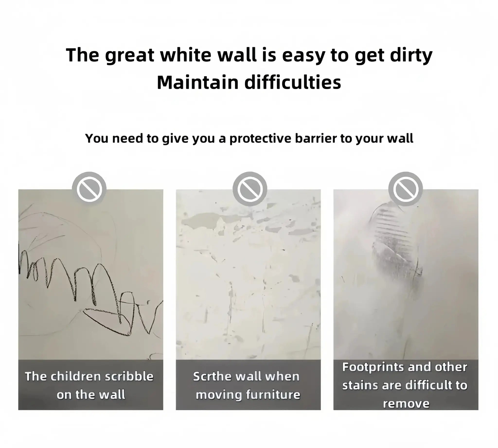 Self-adhesive wallpaper roll by Simples Market; 3 transparent marble-imitation swatches for walls