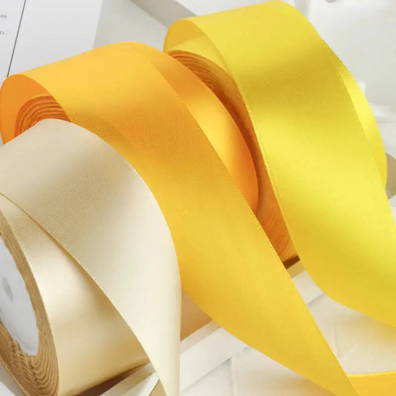 22 Meters Satin Ribbon Assorted Colors 6mm Wide 100 Percent Polyester Gift Wrap Craft Bow