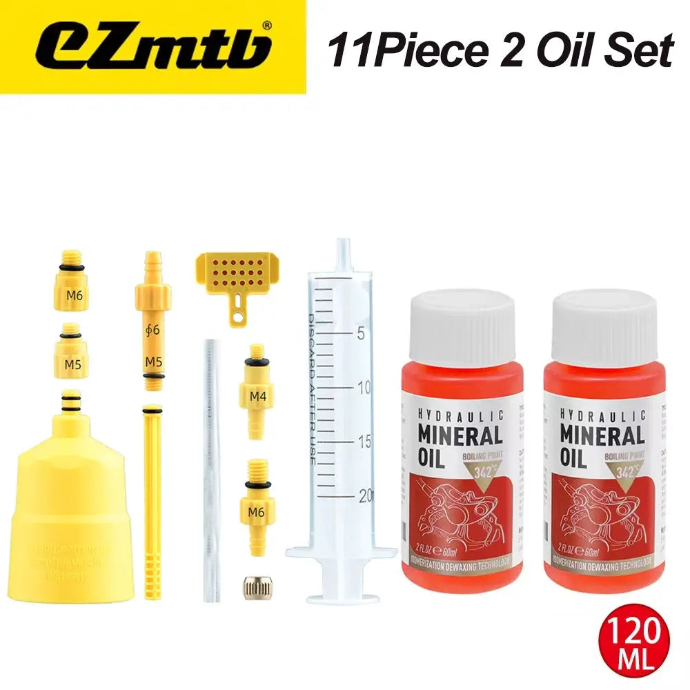 60-120ML Bicycle Brake Oil Bleed Kit For Shimano Tektro Avid MTB And Road Bikes Brake Repair Tool