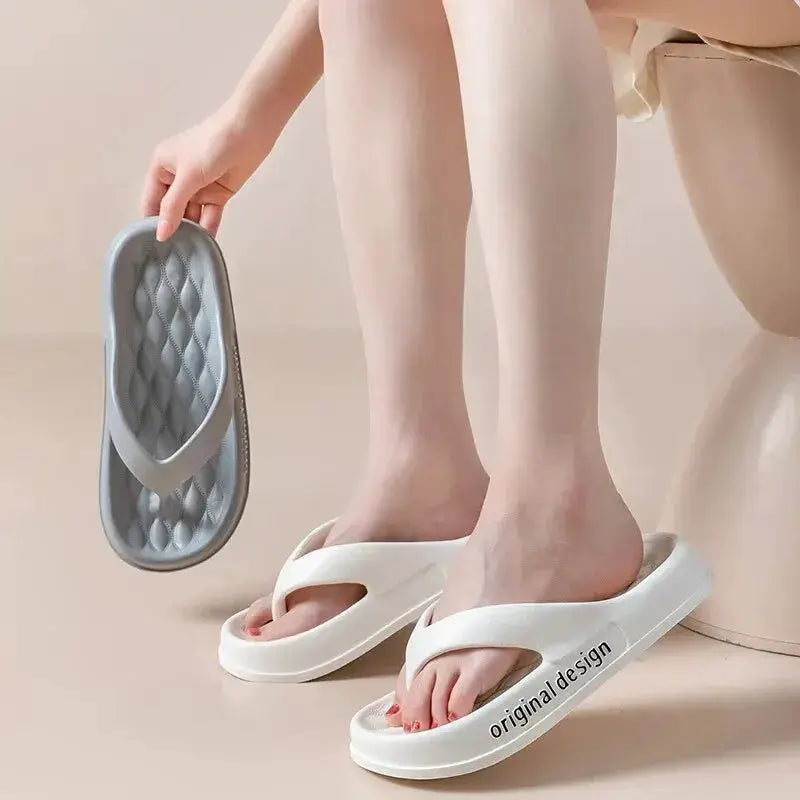 Brand Women's Platform Non Slip Slippers for Indoor Outdoor Comfort and Secure Stable Grip