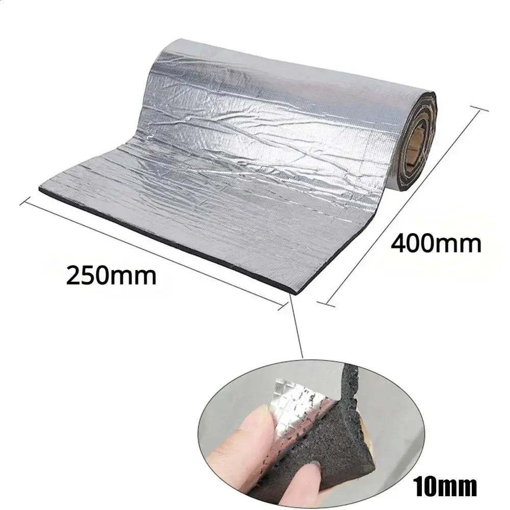 Car Sound Deadening Mat 2000x500mm and 250x400mm Closed Cell Foam Heat and Noise Insulation 5 and 10mm
