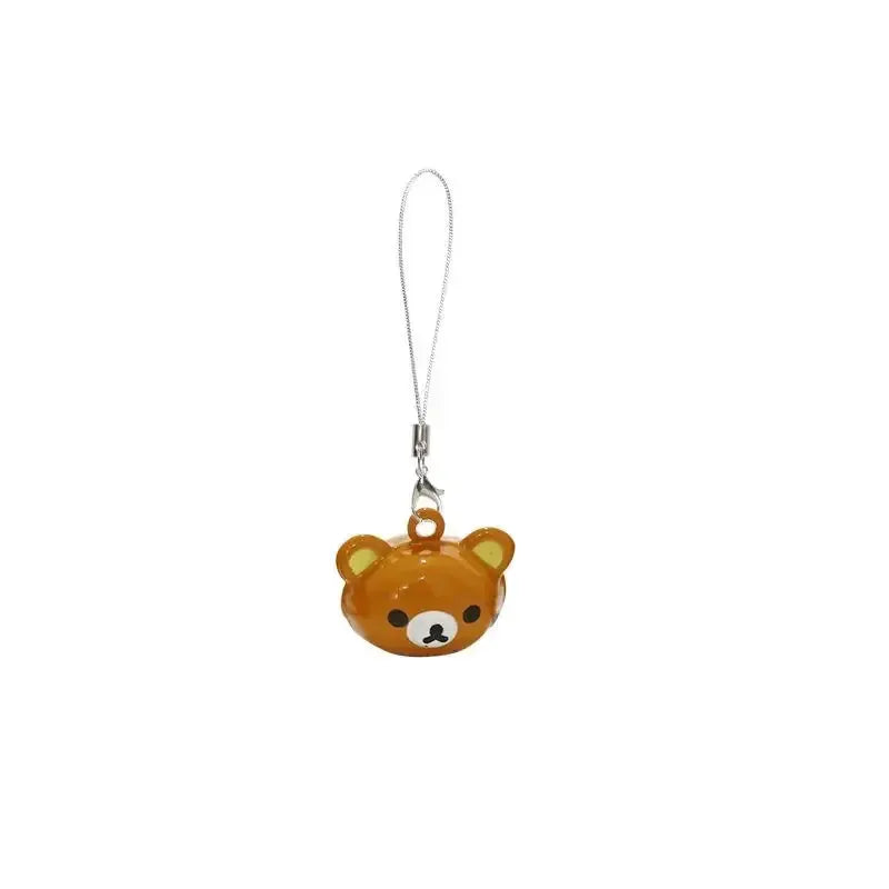 Cute Bear Pendant Phone Chain Charm Y2K Handmade Kawaii Keychain Bag Accessory For Women And Girls
