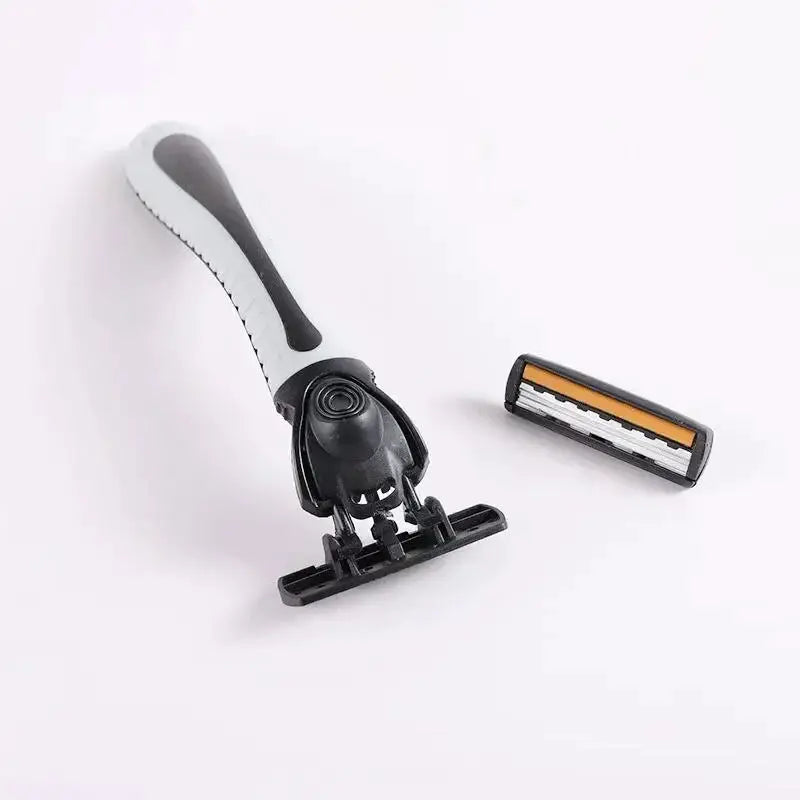 Shaver Pro Three Layer Reusable Razor With Imported Blades And Multi Tool Head For Face And Body