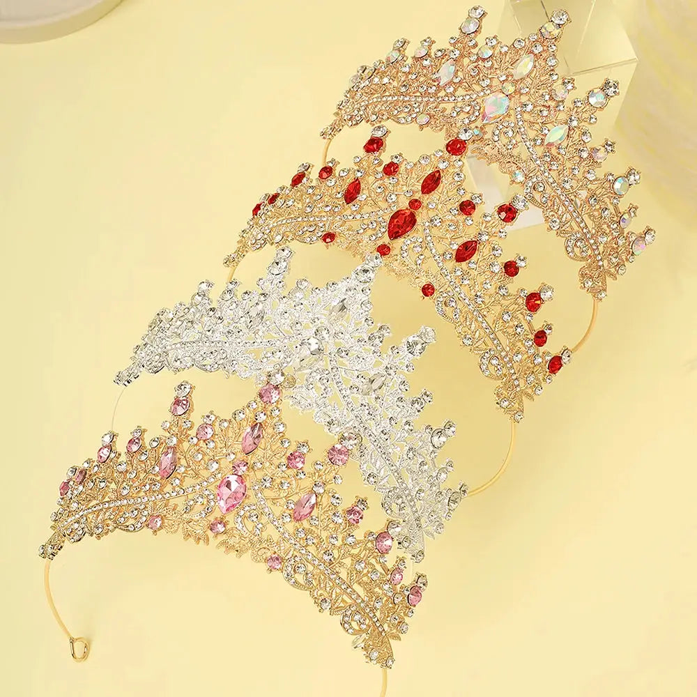 Multicolor Crown Headband For Girls Age 7 To 13 Perfect For Birthday Parties And Wedding Performances