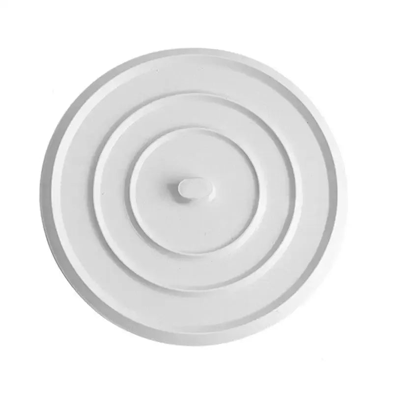 Bathtub stopper Simples Market white silicone flat drain plug, 11 cm.