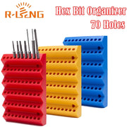 70 Slot Hex Bit Holder Organizer For One Quarter Inch Hex Screwdriver Bits And Drill Bits Storage Case