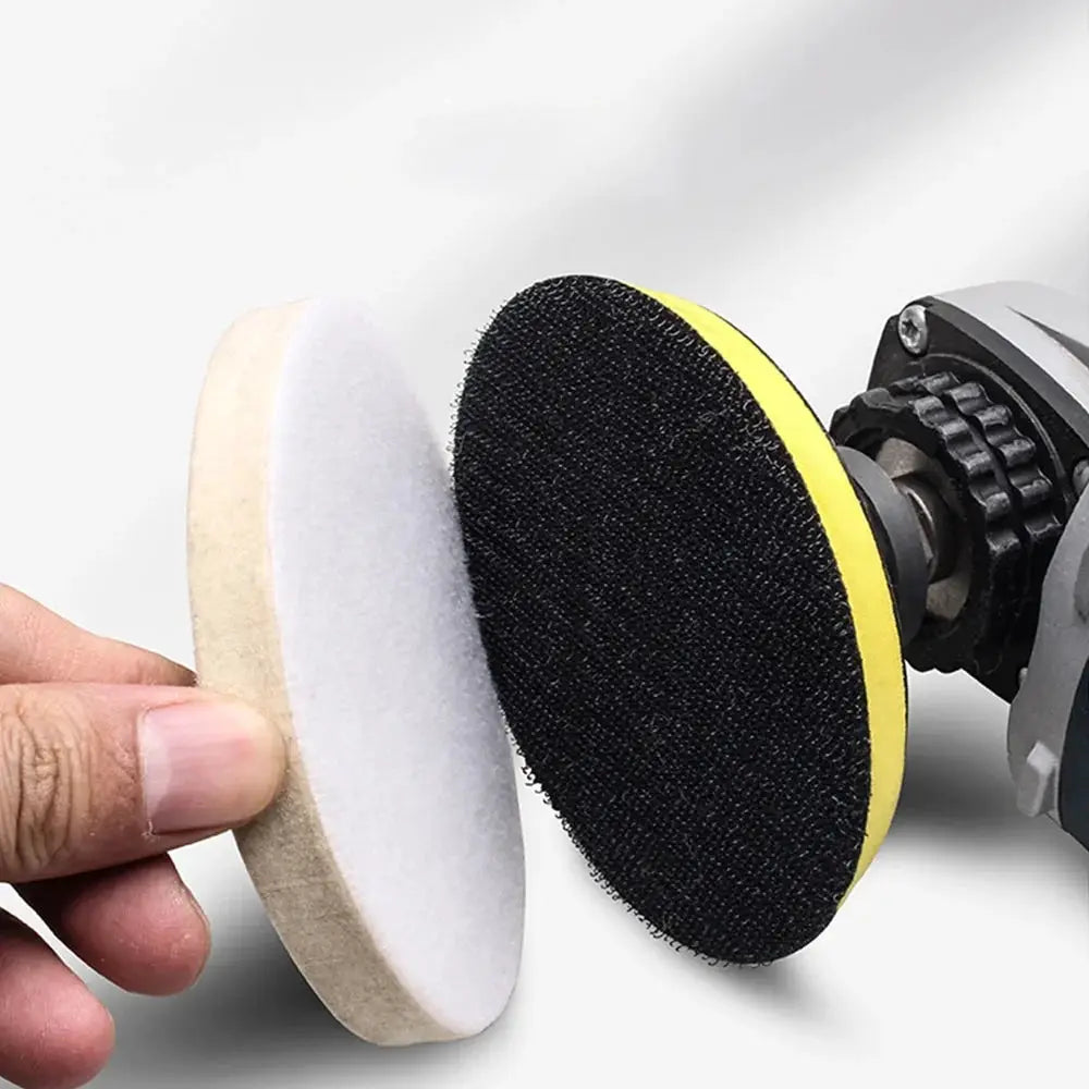 Wool Felt Polishing Pad For M10 M14 Polisher 75mm 100mm 125mm 150mm 180mm Wheel Glass Stainless Steel Scratch Repair