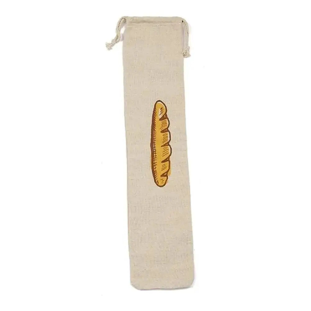 Linen Bread Bags Reusable Drawstring Large Washable Storage for Bread Unbleached Kitchen Organizer