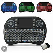 Backlit Mini Wireless Keyboard With Touchpad N RGB For PC TV Box Multi Language Spanish French Azerty Russian Portuguese