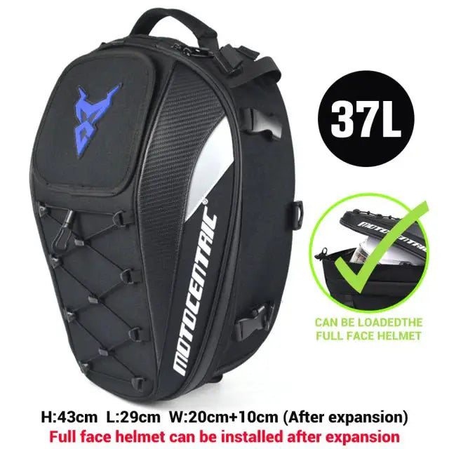 MOTOCENTRIC Multi - Functional Motorcycle Tail Bag - Simples Market