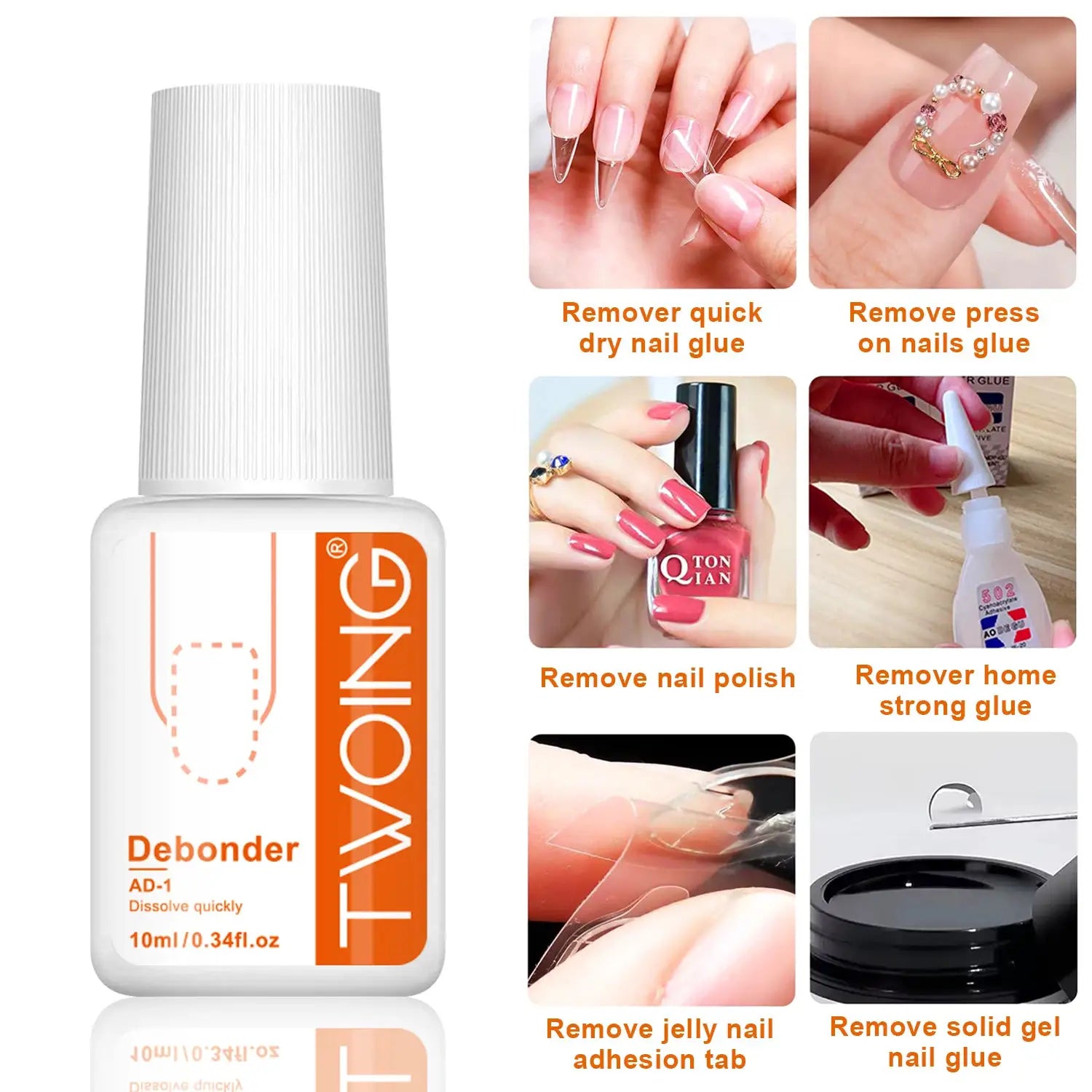 GlamNail Pro 7G Super Strong Nail Glue For False Nails And Acrylic Tips Long Lasting Adhesion