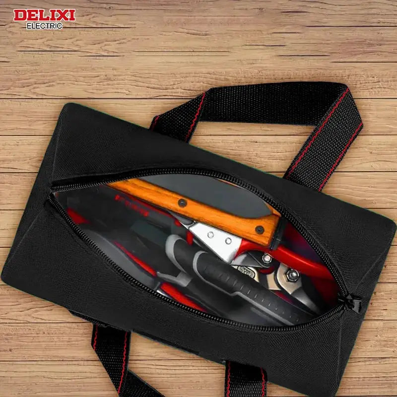 Delixi Electric Tool Bag Oxford Cloth Portable Storage Bag For Electricians And Carpenters Home Use