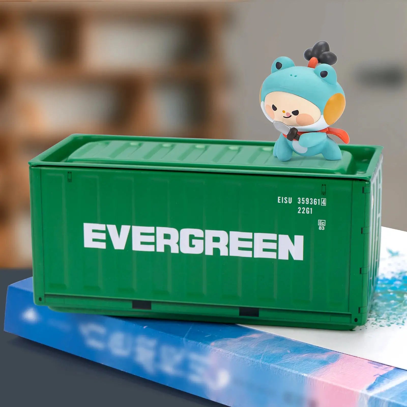 Mini Iron Storage Box Miniature Desktop Organizer Sea Freight Container Design Creative Decoration For Collectors Gift